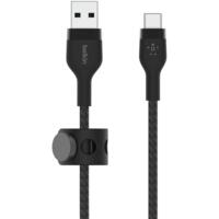 Кабель Belkin USB-A - Type-C силиконовый 3м Black (CAB008BT3MBK)