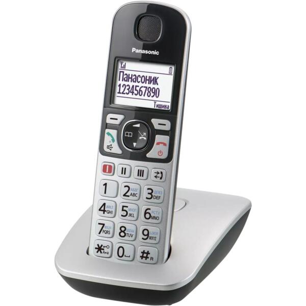 

Радиотелефон DECT Panasonic KX-TGE510RUS Silver
