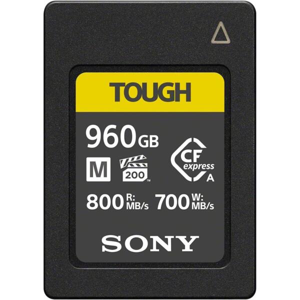 

Карта памяти Sony CFexpress Type A 960GB R800/W700 Tough (CEAM960T.SYM)