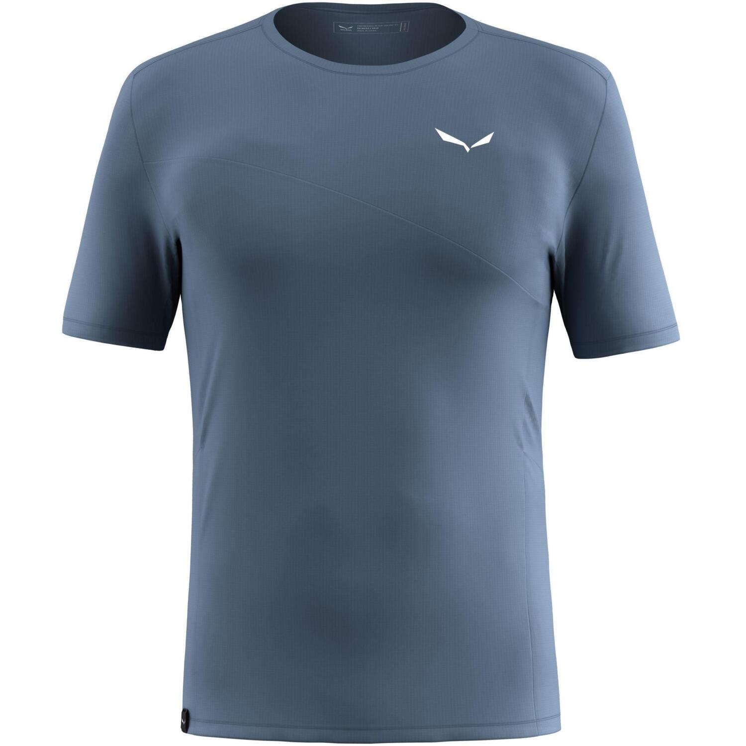 Футболка мужская Salewa Puez Sporty Dry M T-Shirt 28632/8 54/2X синяя фото