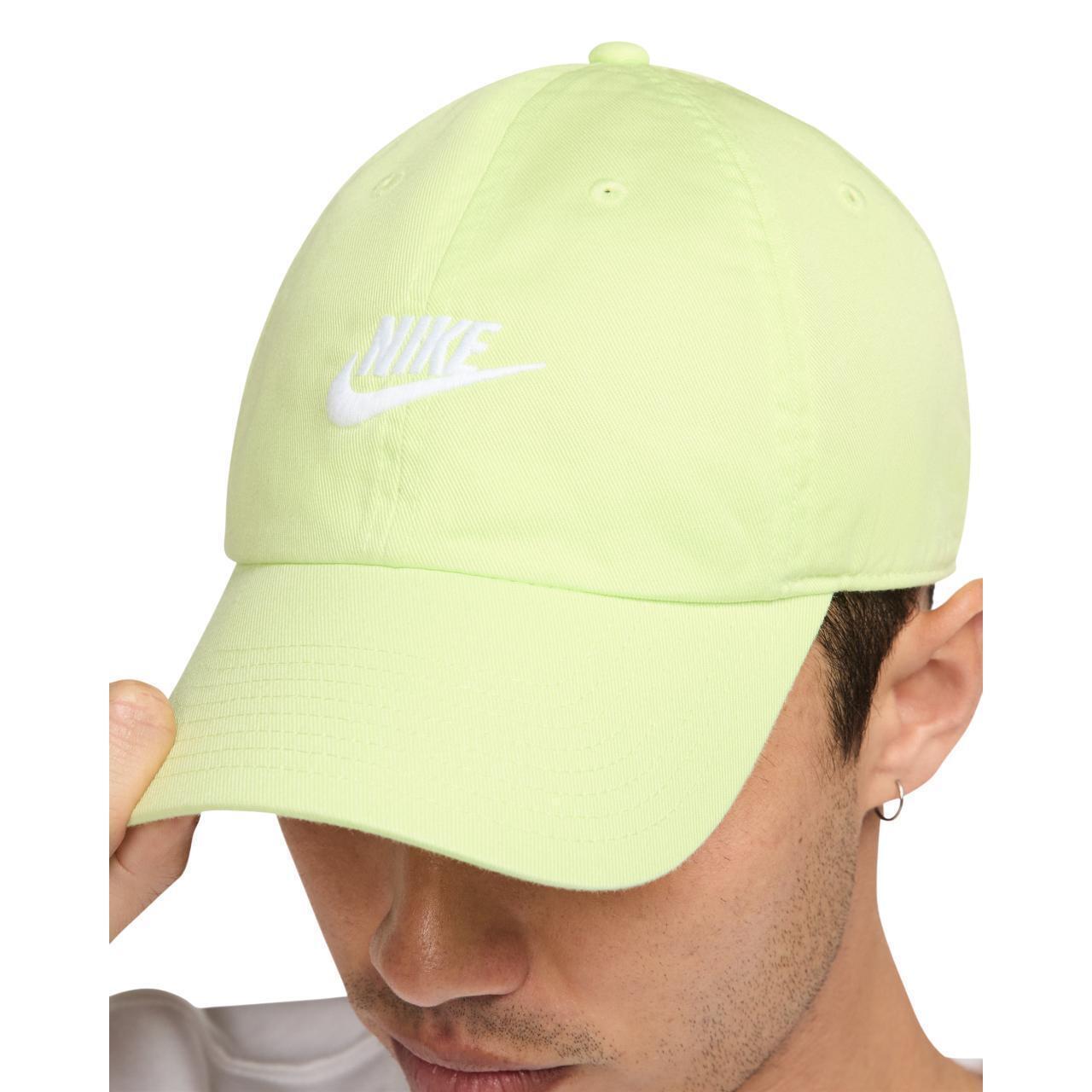Кепка Nike Club Cap U Cb Fut Wsh L FB5368-736 S/M салатовая фото