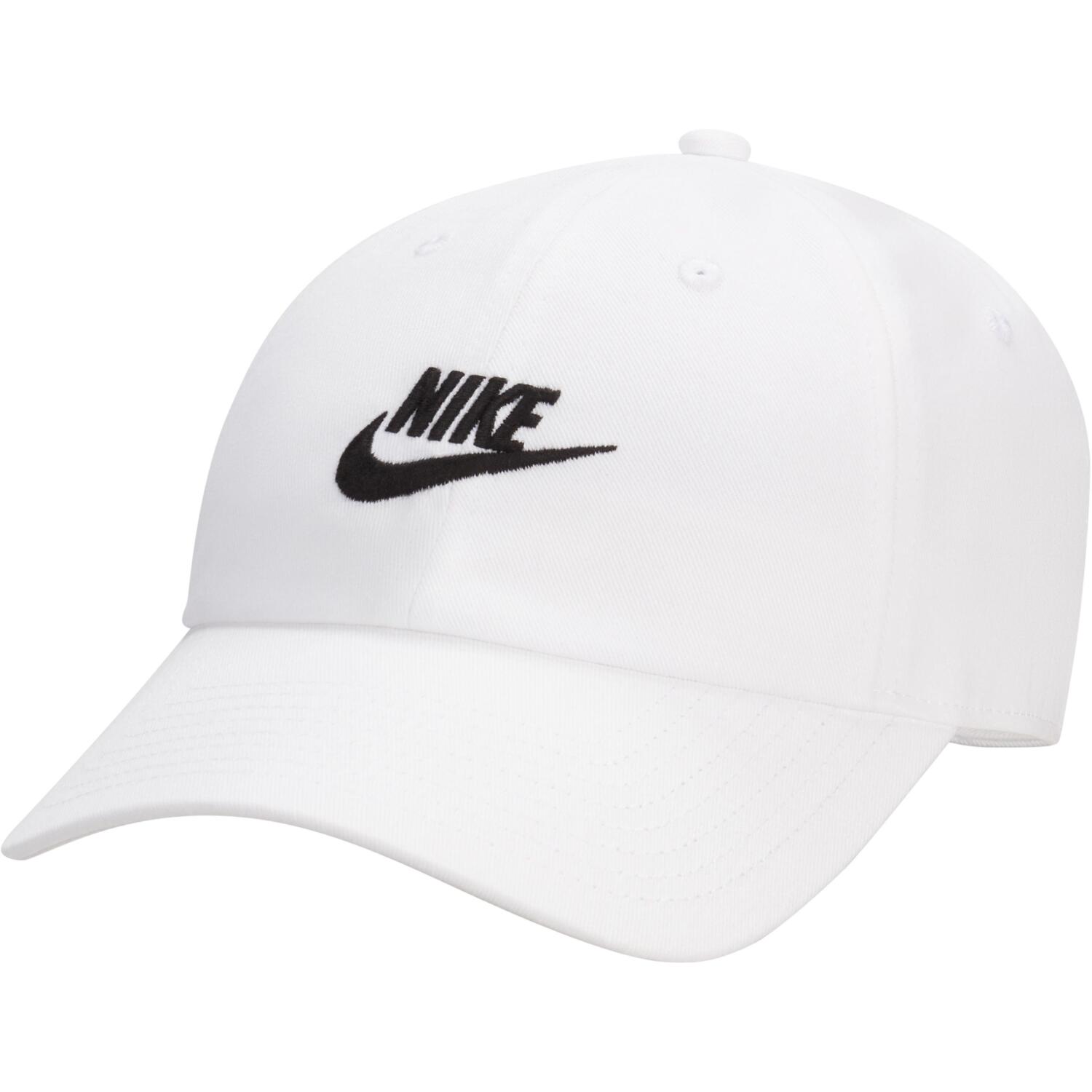 Кепка Nike Club Cap U Cb Fut Wsh L FB5368-100 S/M белая фото
