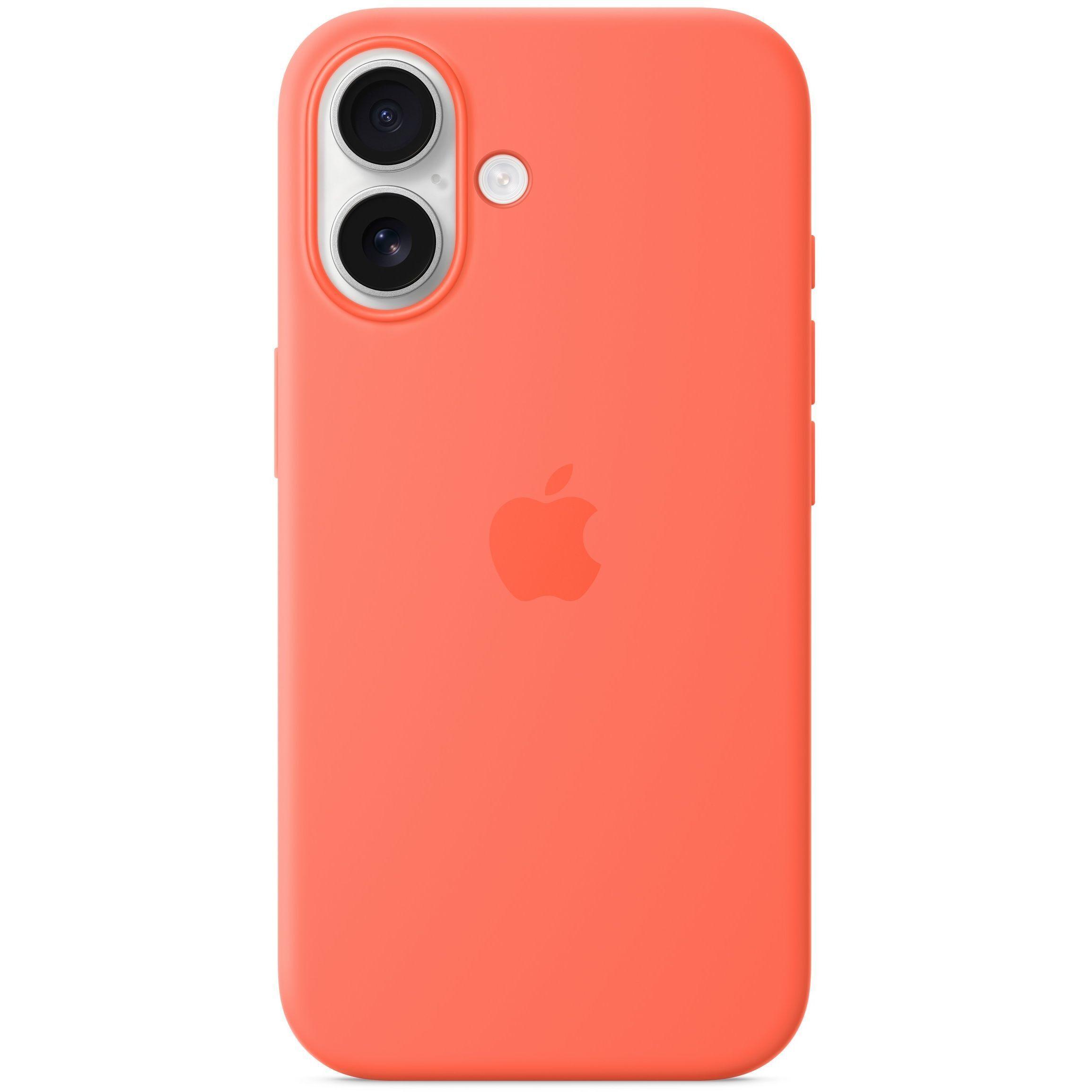 Чехол Apple для iPhone 16 Silicone Case with MagSafe Tangerine (MDGN4ZM/A) фото 1