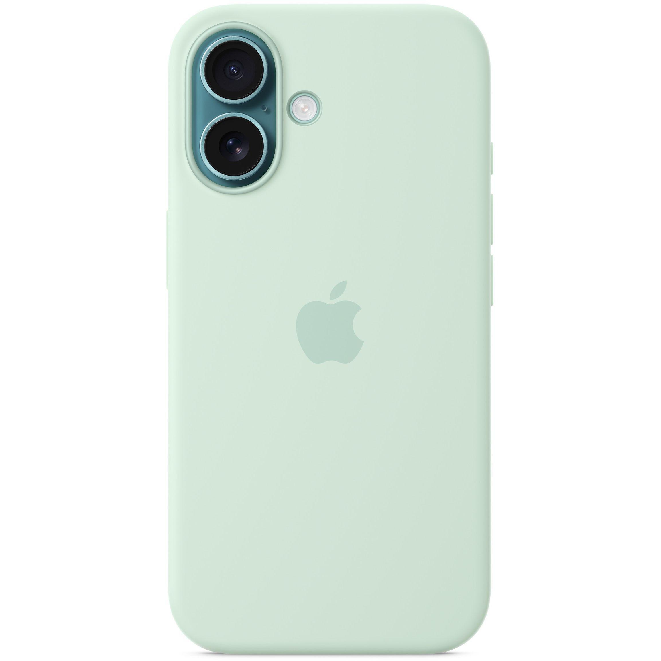 Чехол Apple для iPhone 16 Silicone Case with MagSafe Aquamarine (MDGP4ZM/A) фото 1