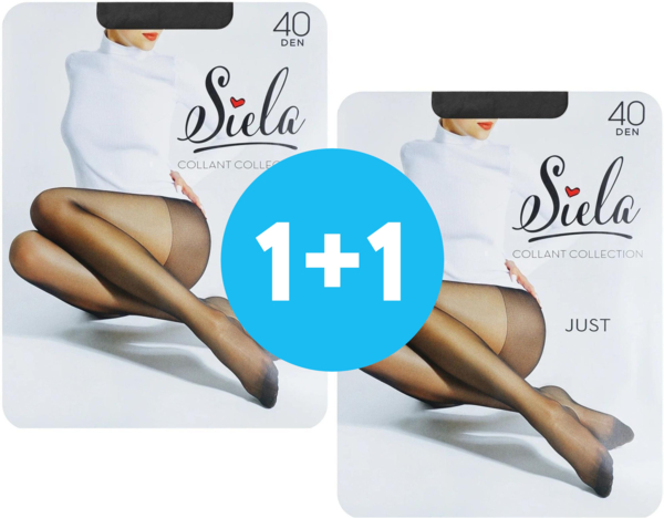 

Колготы женские Siela Just 40 Den 2 р черные