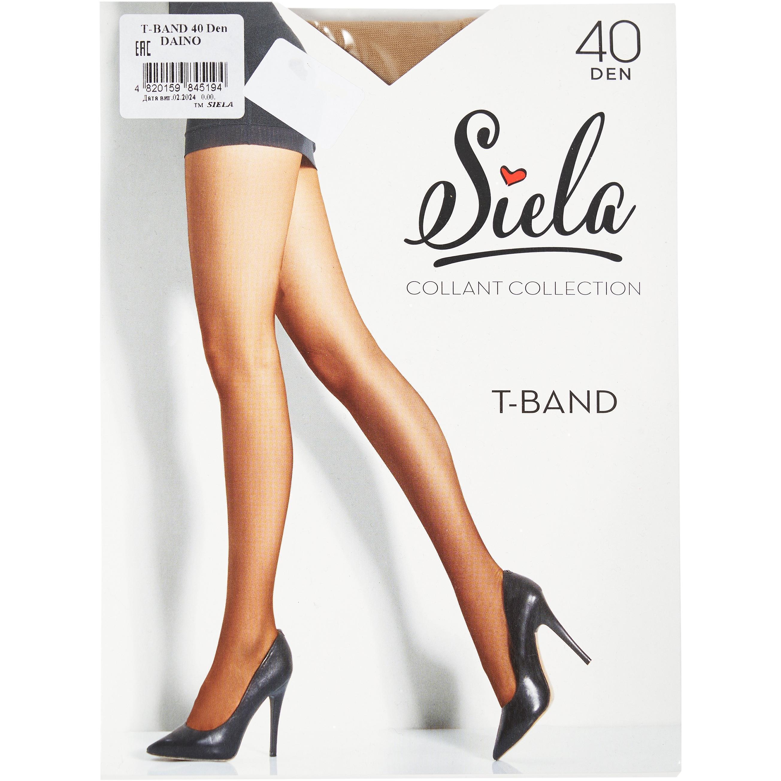 Колготи жіночі Siela T-Band 40 Den 5 р бежевіфото1
