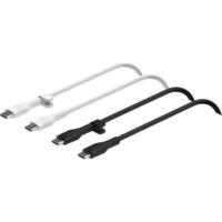 Кабель Belkin Type-C - Type-C, Data/Charge, 60Вт, 1м, (2 Pack) (CAB009BT1MBW2PK)