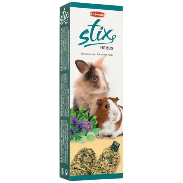 

Лакомство для кроликов Padovan Stix herbs Coniglietti 100г (PP00348)