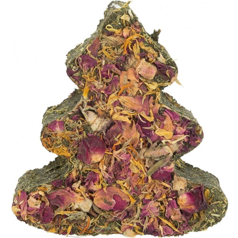 Лакомство для грызунов Trixie Рождественское дерево с морковью и цвет 90г фото 1