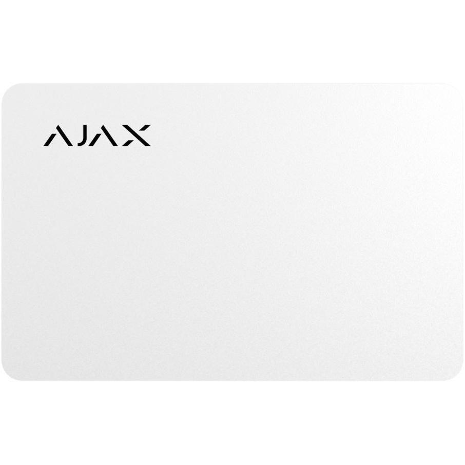 Картка Ajax Pass 1шт, Jeweler, безконтактна, білий (AP1PW)фото