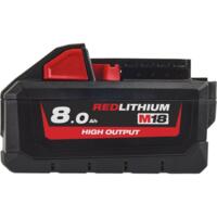Аккумулятор Milwaukee Redlithium M18 High Output 18В, 8Ач (4932471070)