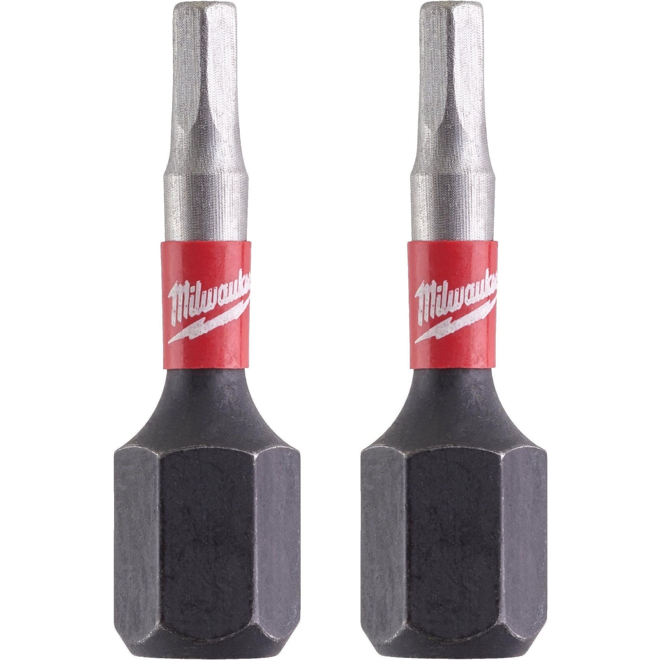 Набор бит Milwaukee Shockwave Hex2.5х25мм, 2шт (4932430893) фото 1