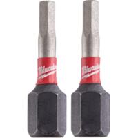 Набор бит Milwaukee Shockwave Hex3х25мм, 2шт (4932430894)