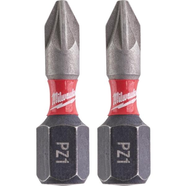 

Набор бит Milwaukee Shockwave PZ1х25мм, 2шт (4932430860)