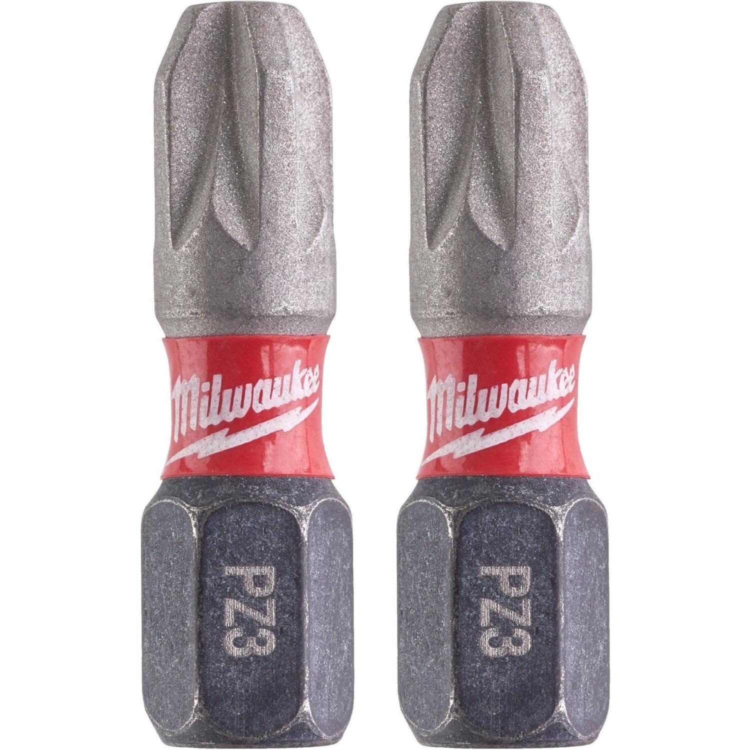 Набір біт Milwaukee Shockwave PZ3х25мм, 2шт (4932430868)фото