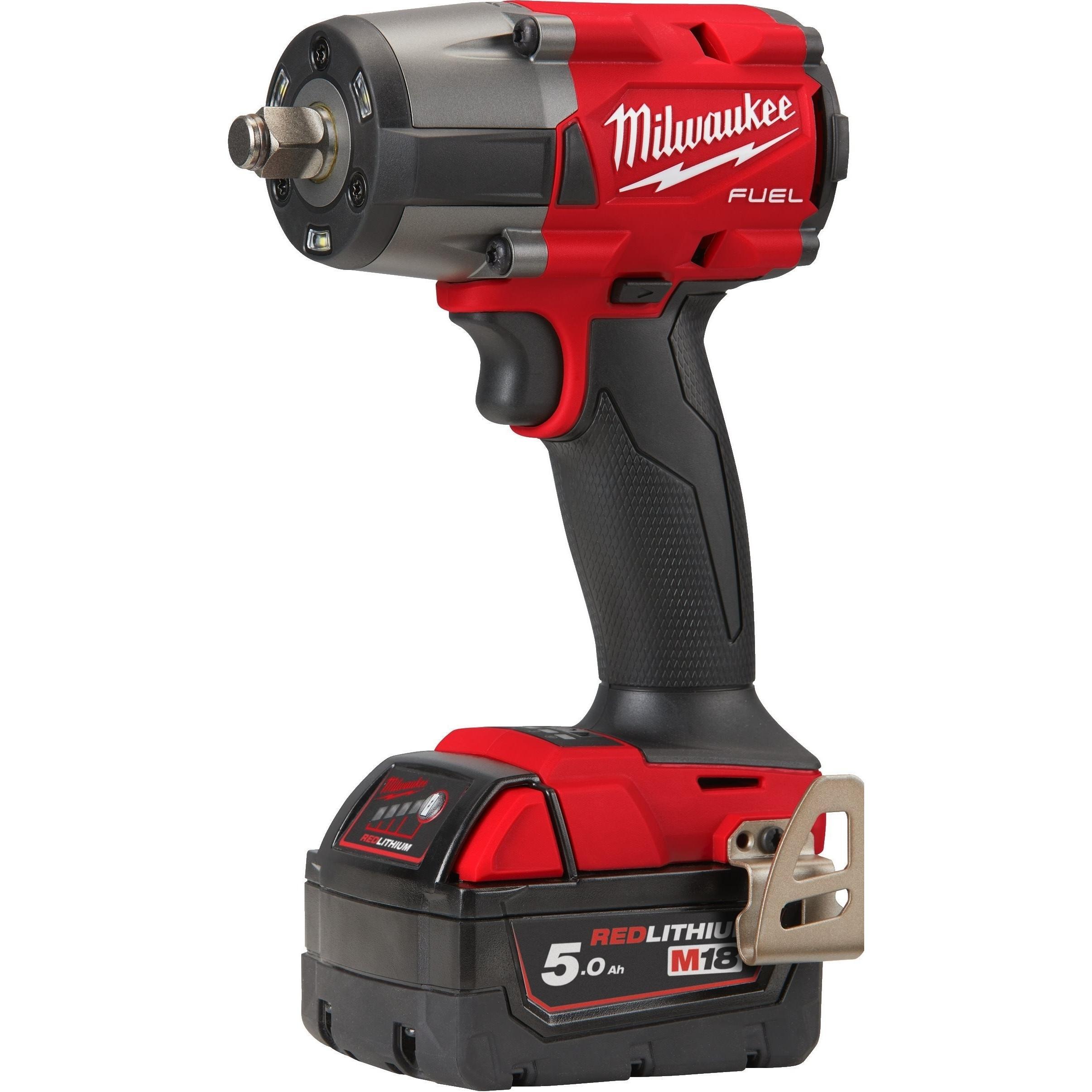 Гайковерт ударний акумуляторний Milwaukee M18 FMTIW2F12-502X 18В АКБ 2х5Аг (4933478450)фото1