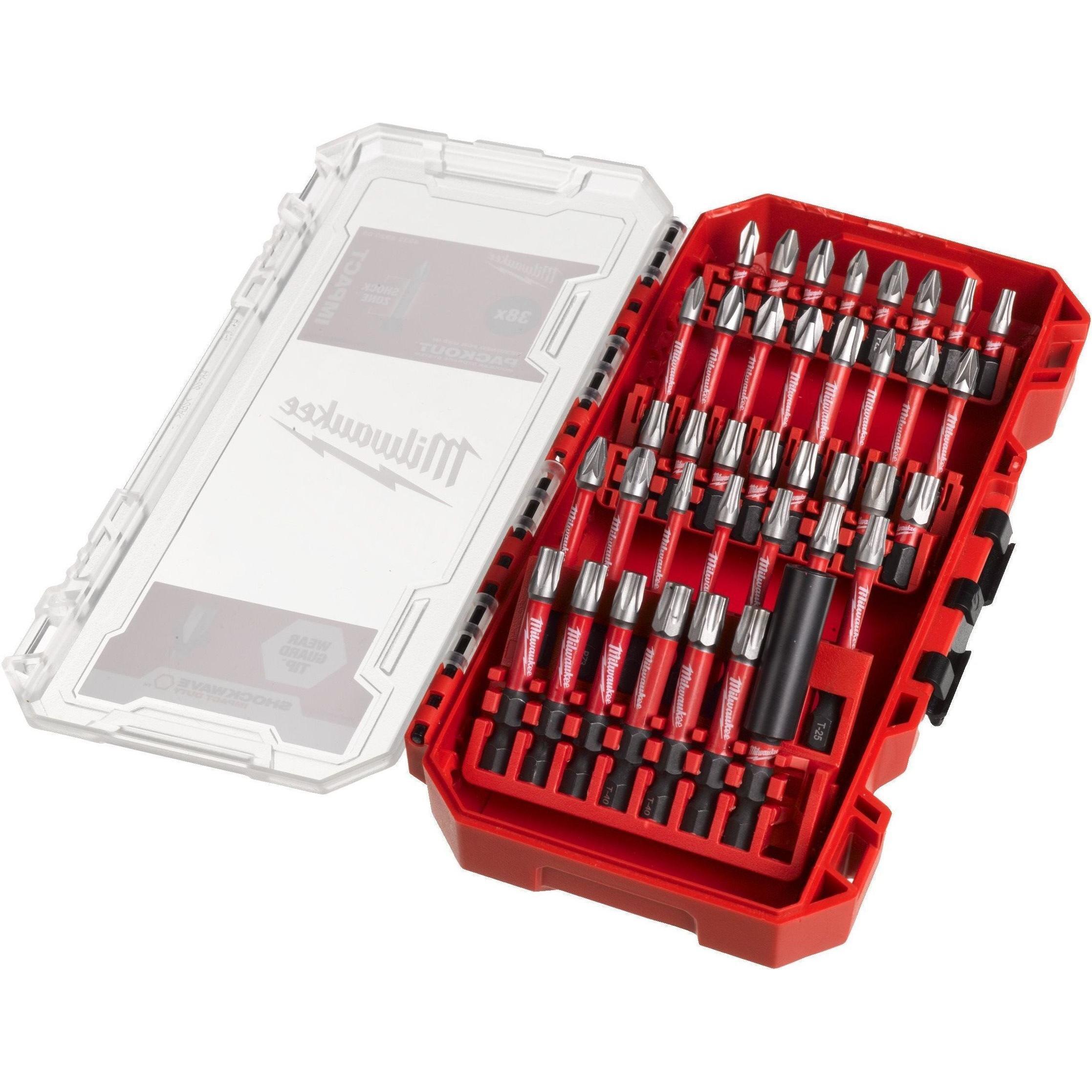 Набор бит Milwaukee Shockwave, 38шт (4932492009) фото 1