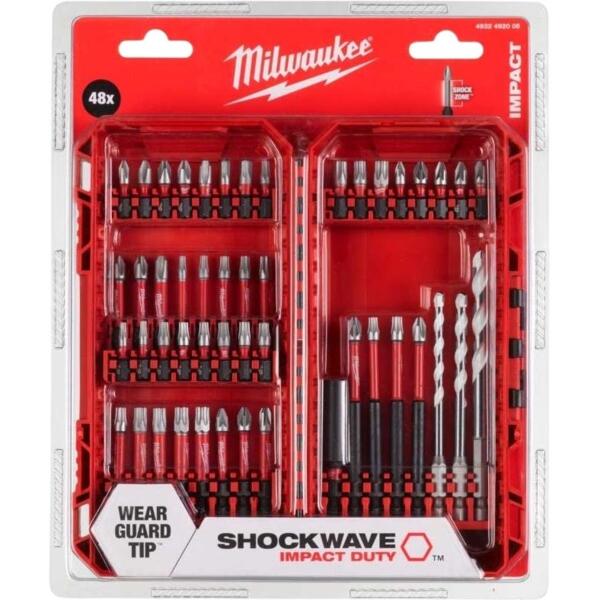 Набор бит и сверл Milwaukee Shockwave, 48шт (4932492005)