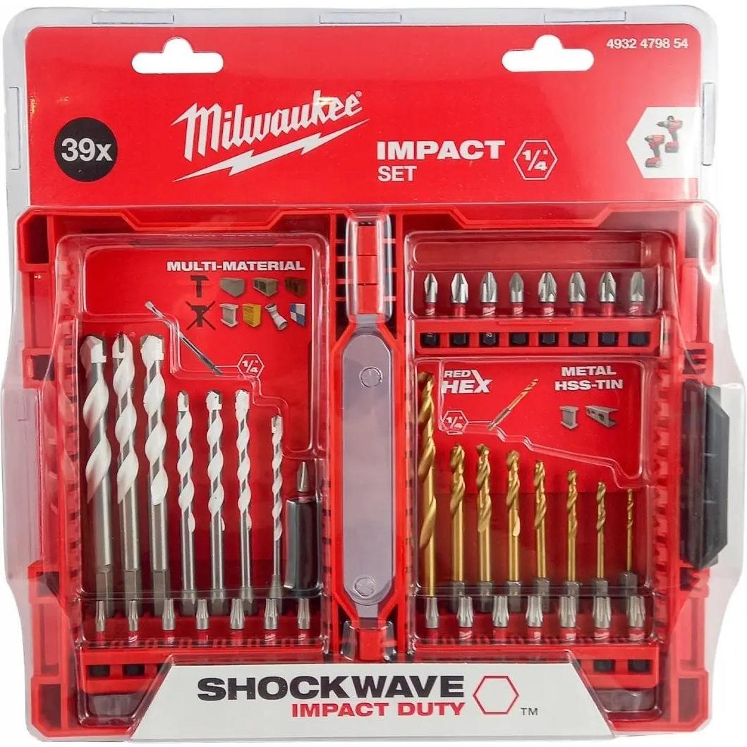 Набір біт і свердел Milwaukee, 39шт (4932479854)фото1