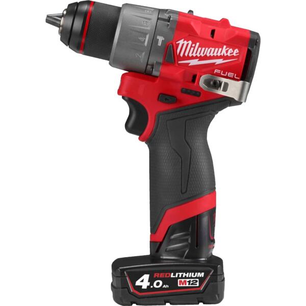 

Шуруповерт-дрель аккумуляторная Milwaukee M12 FPD2-402X 12В 2х4Ач (4933479869)