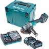 Шлифмашина угловая аккумуляторная Makita XXGT 40 V MAX GA023GM201, 125мм, 36В 2х4Ач (GA023GM201)