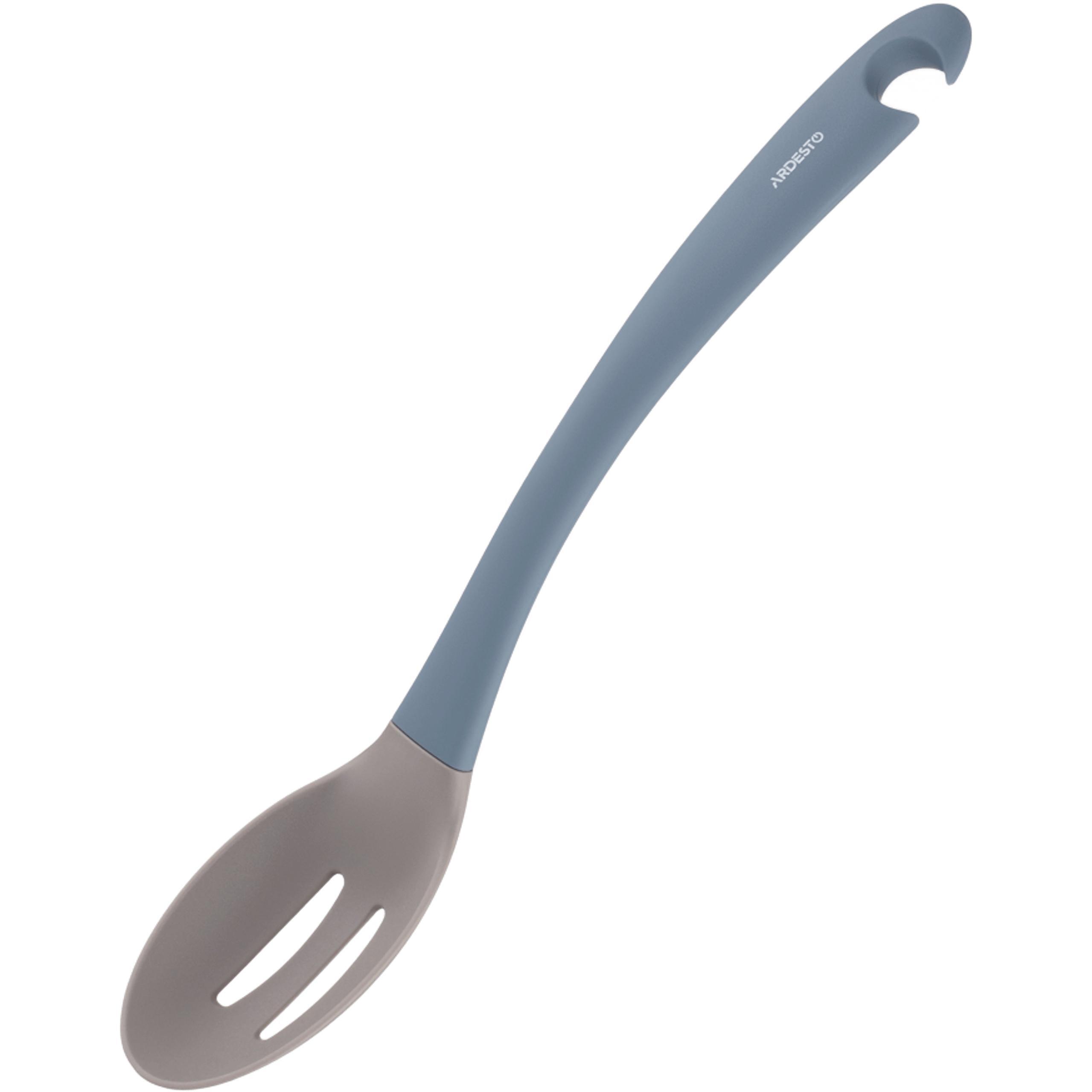 Ложка-шумовка ARDESTO Gemini, 34.2см, нейлон, серо-синий (AR2180B) фото 1