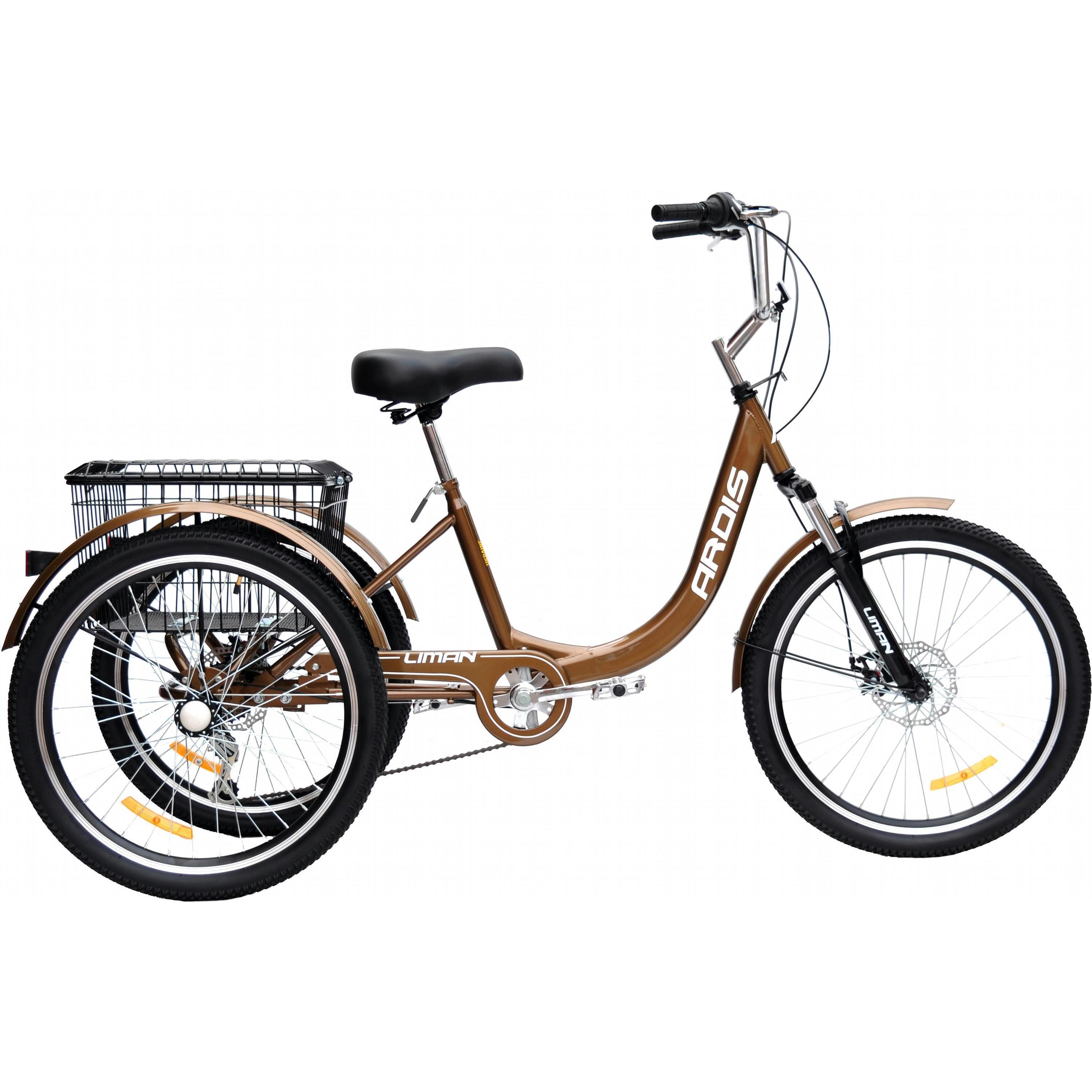 Велосипед Ardis 24 CТВ СТ Liman 3-х колісний коричневий (4011-4)фото1