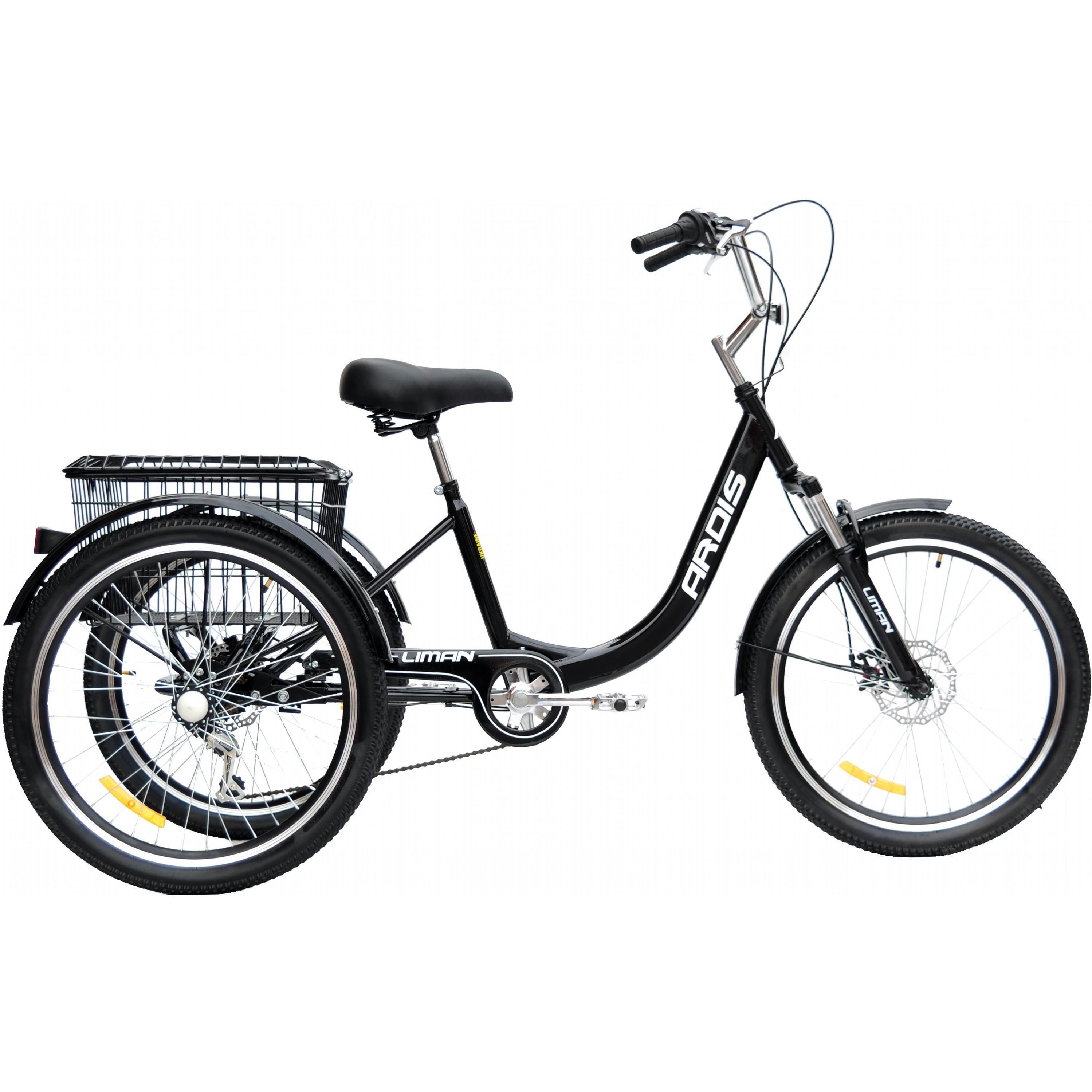 Велосипед Ardis 24 CТВ СТ Liman 3-х колісний чорний (4011-1)фото1