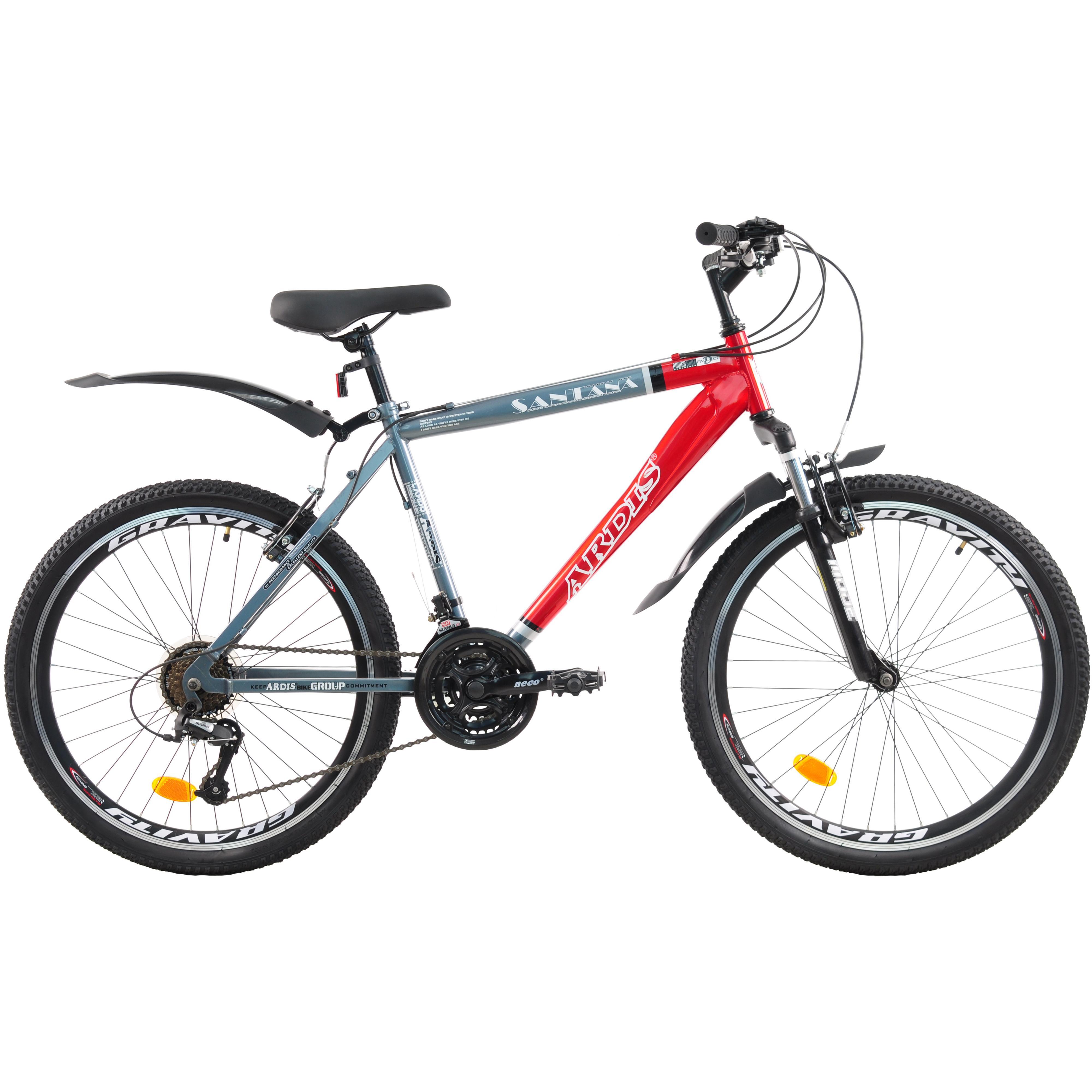 Велосипед Ardis 24 MTB ST Santana червоно-сірий (0712-160-1)фото1