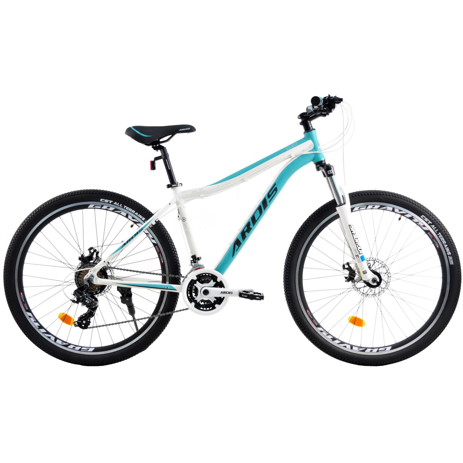 Велосипед Ardis 27,5 МТВ AL Cleo 17" біло-бірюзовий (01463-Б-17)фото