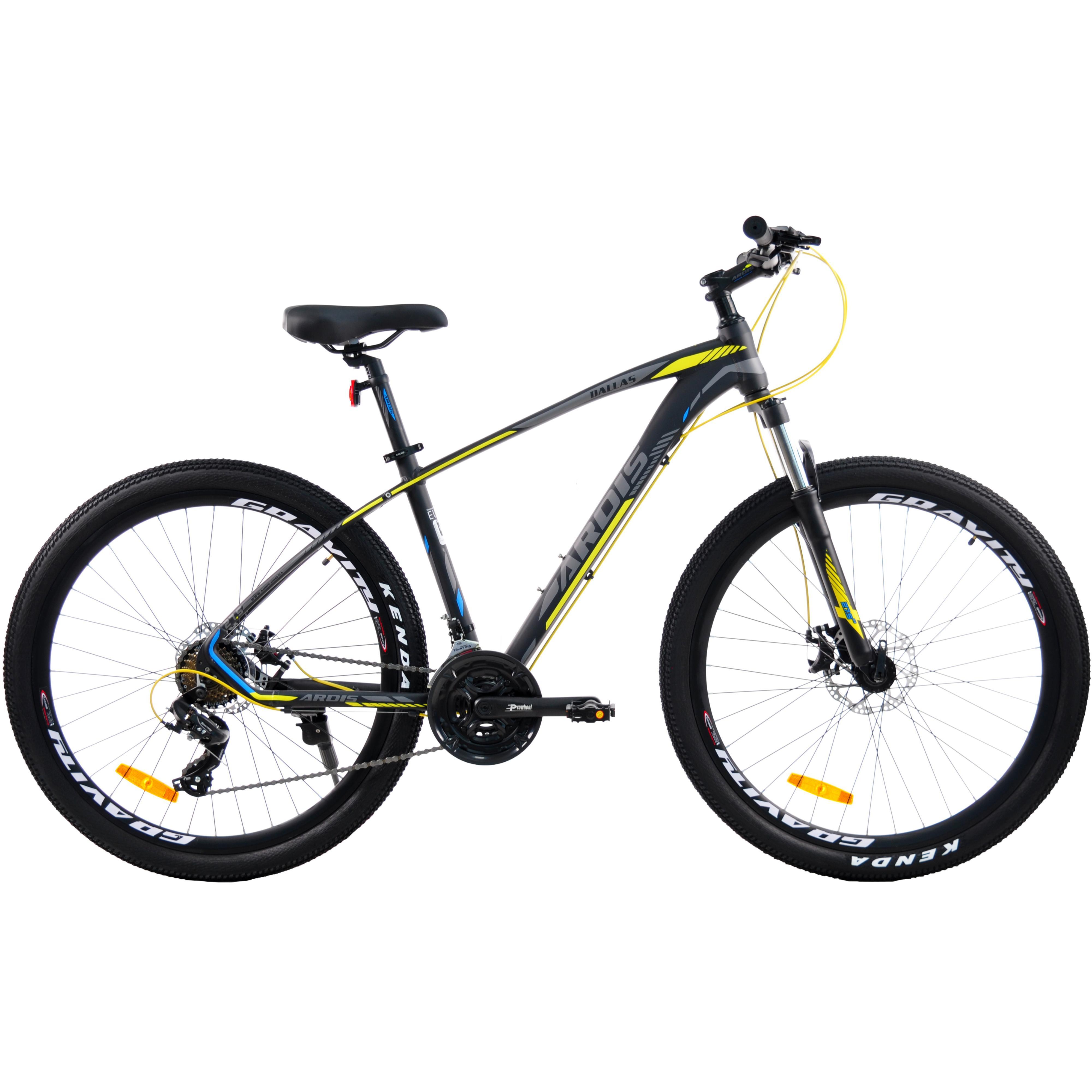 Велосипед Ardis 27,5 МТВ AL Dallas чорно-жовтий (0288-19-Ж)фото1