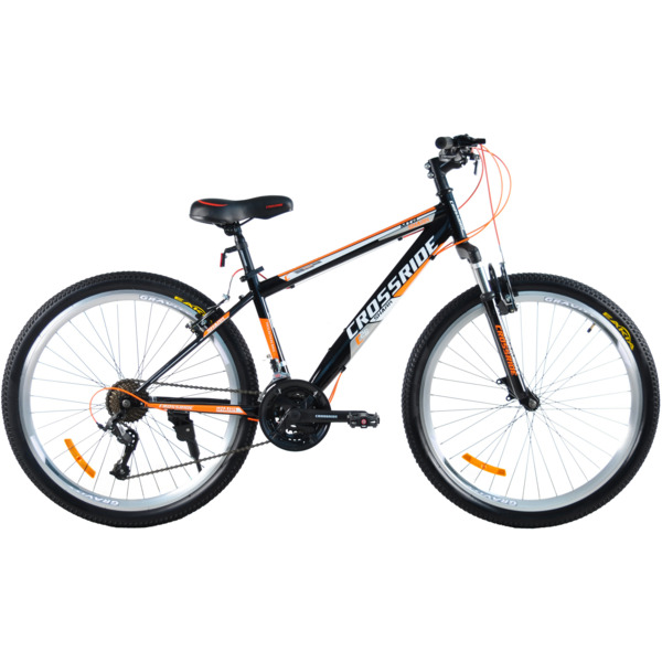 

Велосипед Crossride 26" МТВ ST Shark 17" черно-оранжевый (0173-170-П)