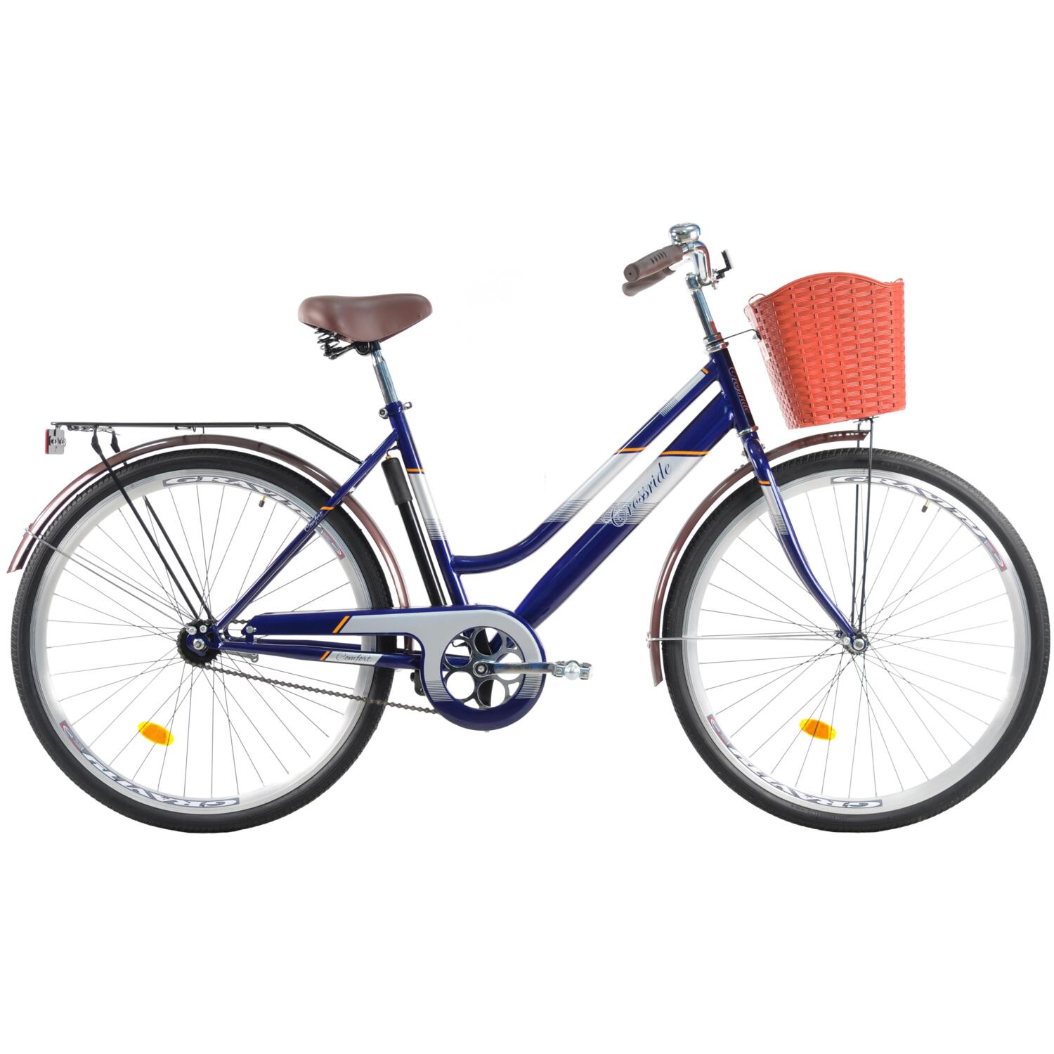 Велосипед Crossride 28 Comfort D 20" синий (0928-С) фото