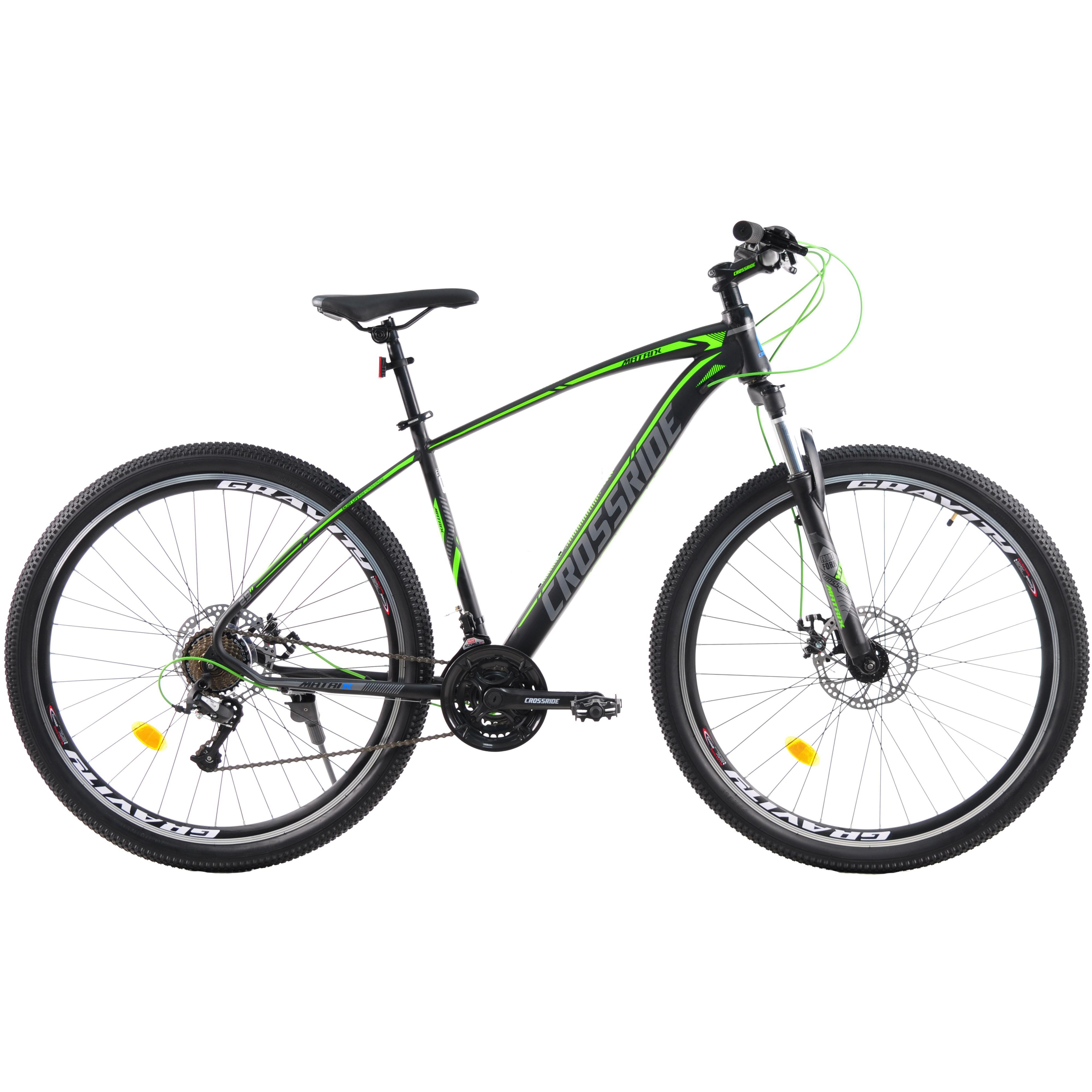 Велосипед Crossride 29 МТВ ST Matrix 19" черно-зеленый (02753-19-С) фото 1