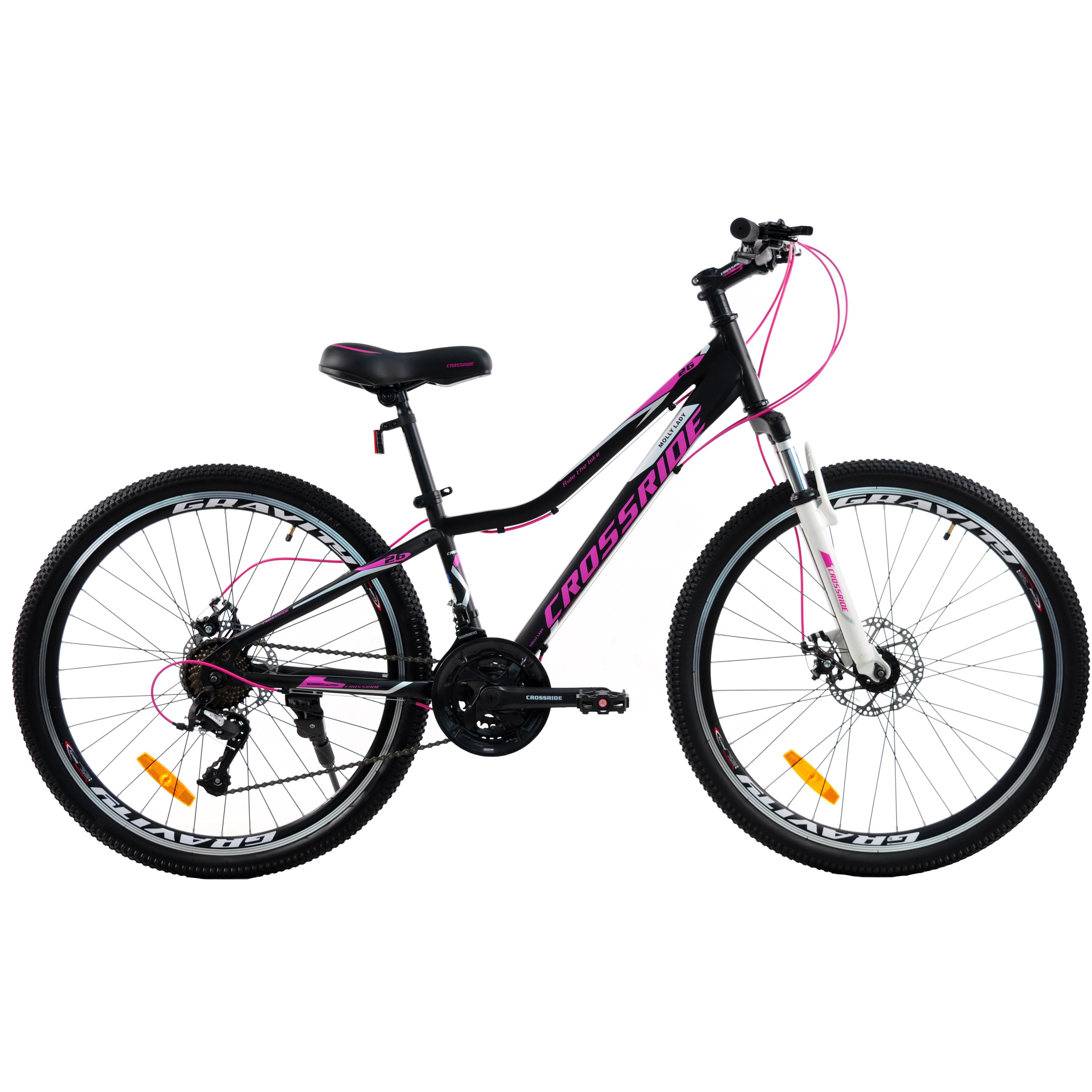Велосипед Crossride Molly lady 26" 15" 2023 черный (02251) фото 1