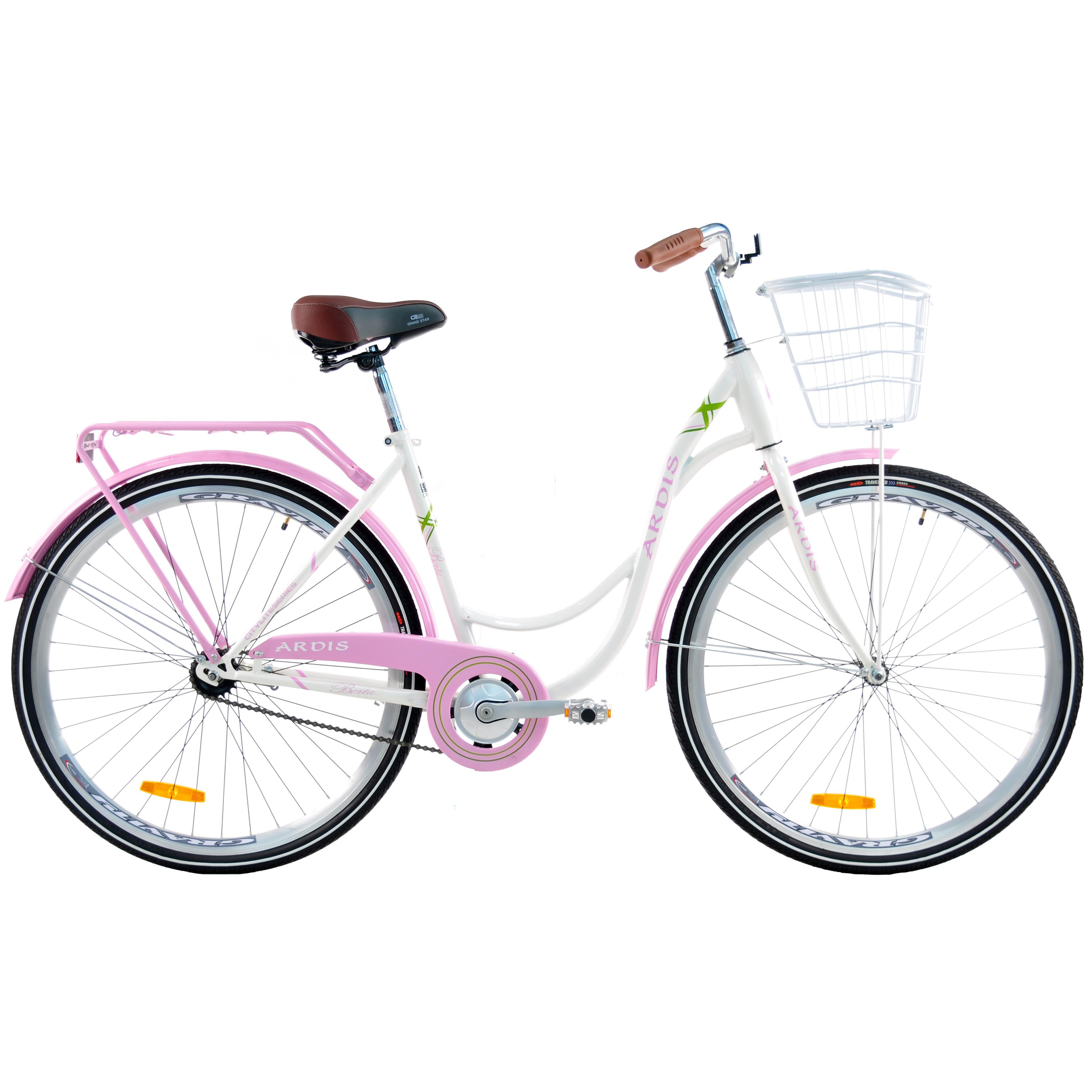 Велосипед Ardis Berta 28" 19" 2019 біло-рожевий (09311)фото1