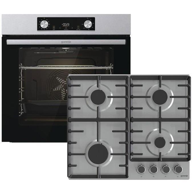 Комплект Gorenje духова шафа BO6735E02X + варильна поверхня G642ABXфото1