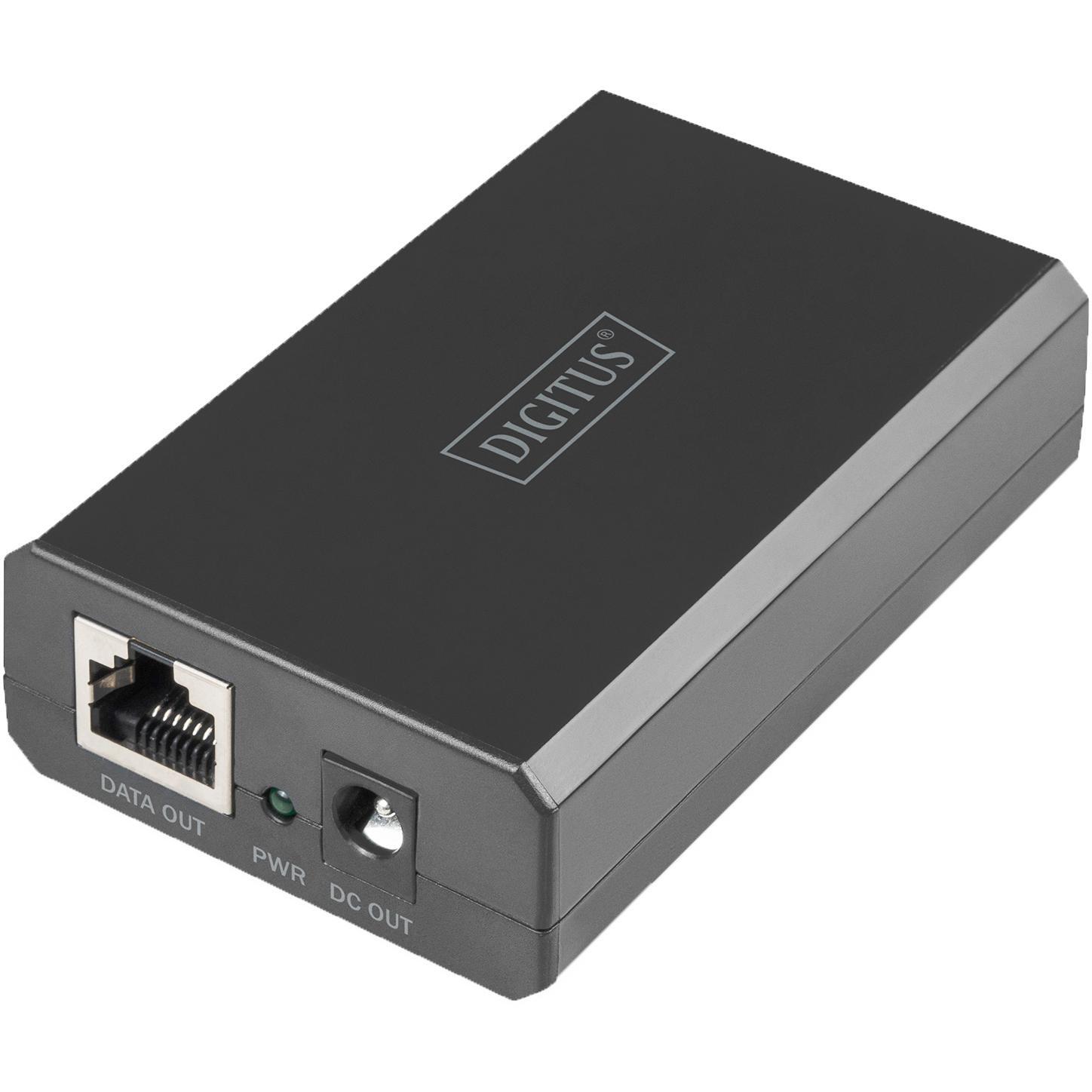 Розгалужувач DIGITUS Gigabit Ethernet PoE splitter, 51W (DN-95211)фото1