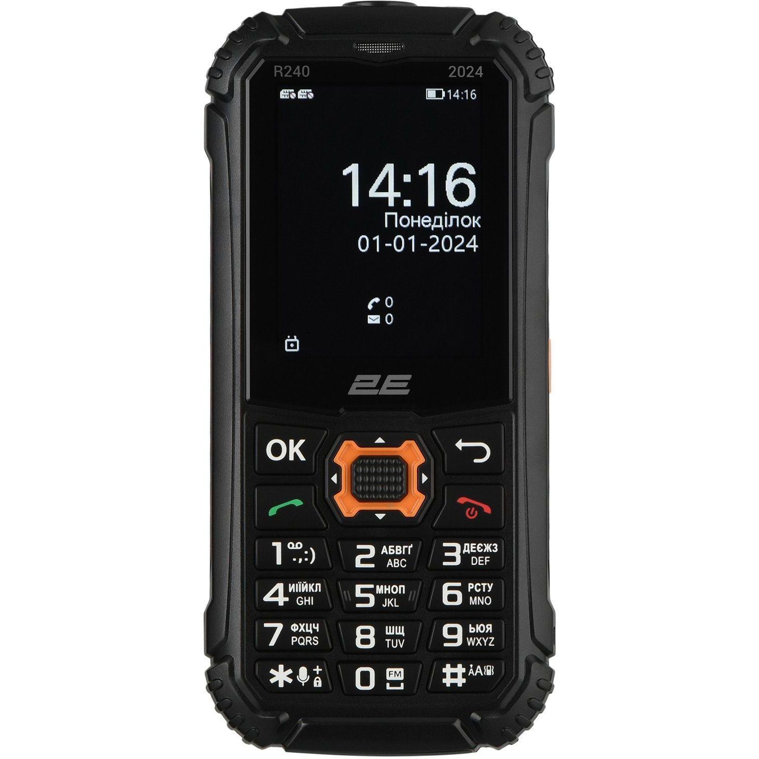 Мобильный телефон 2E R240 2025 Black (694743657623) фото 1