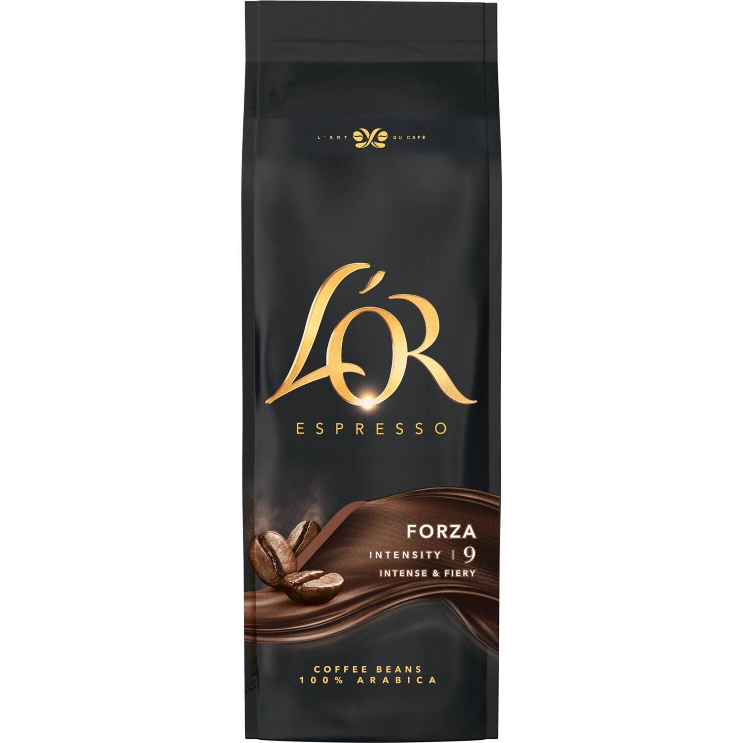 Кофе L`OR зерна Espresso Forza, 500г, 100% арабика фото
