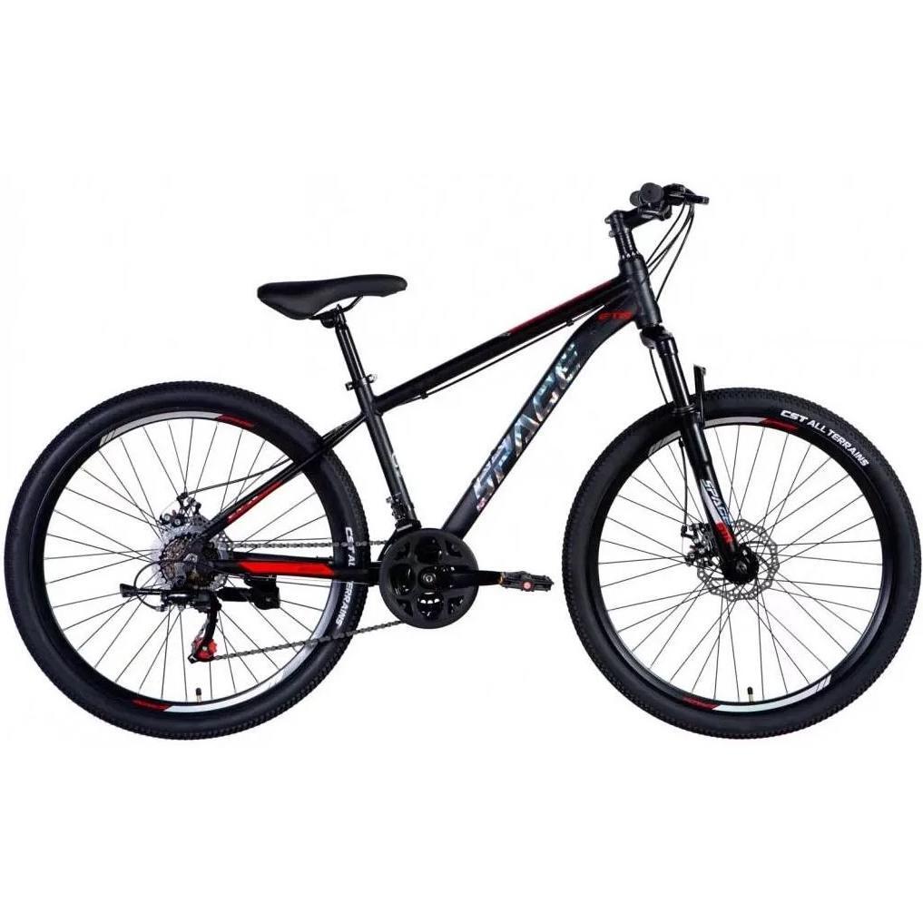 Велосипед Space Mars ST 26" 2024 DD FR 15" черно-красный фото 1