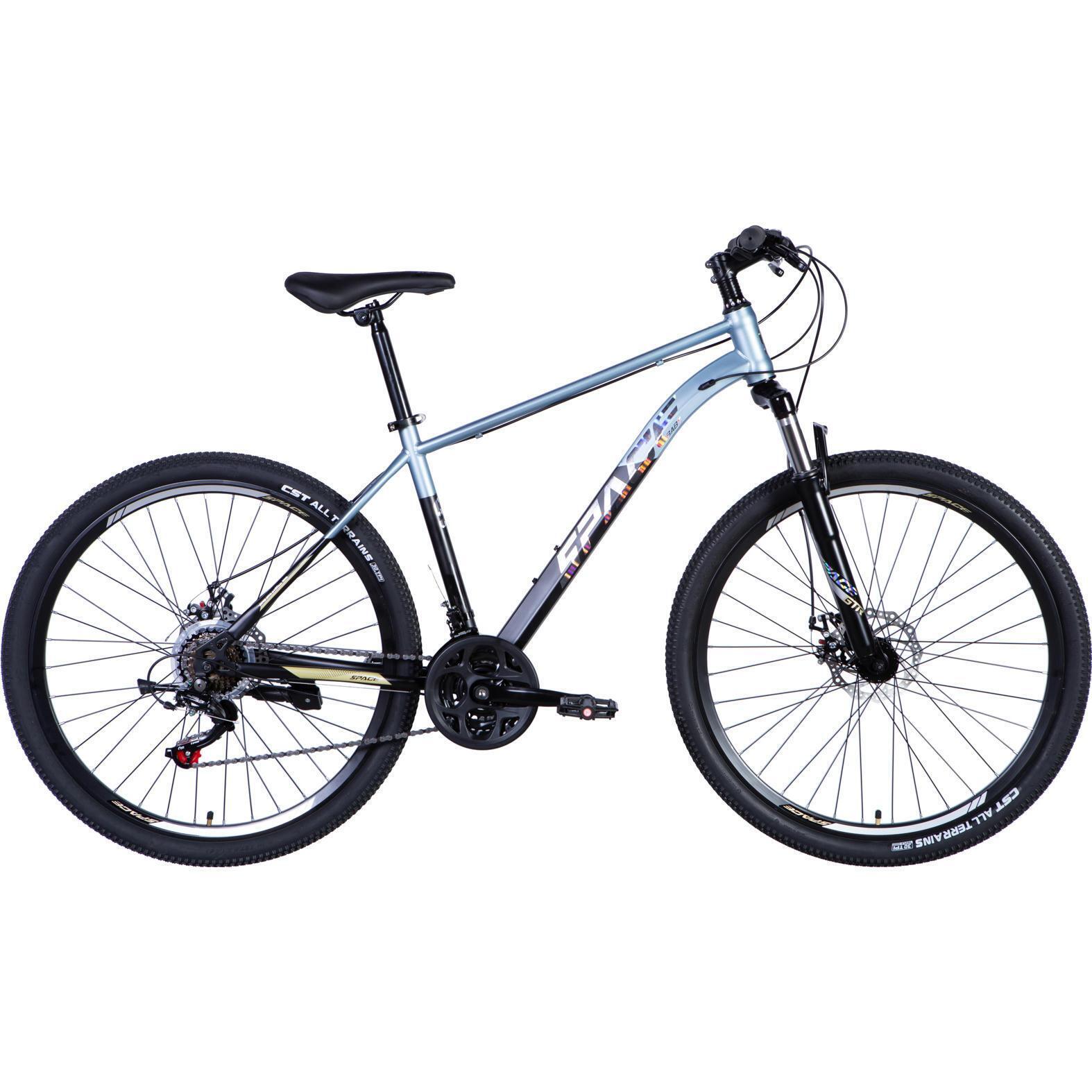 Велосипед Space Neptune ST 27.5" 2024 DD FR 18" серо-черный фото 1