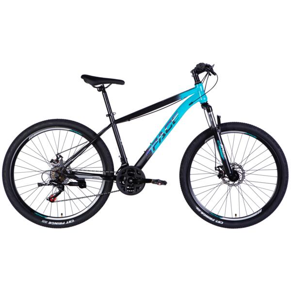 

Велосипед Space Mars ST 27.5" 2025 DD FR 17" бирюзово-черный (матовый)