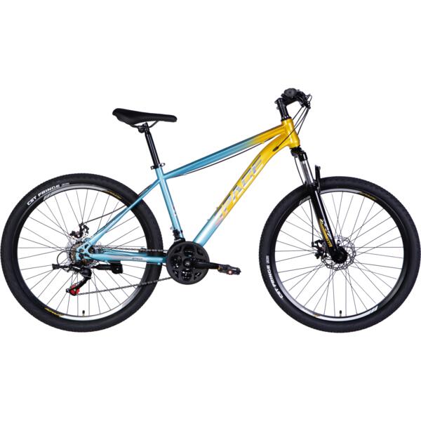 

Велосипед Space Mars ST 27.5" 2025 DD FR 17" золотисто-голубой