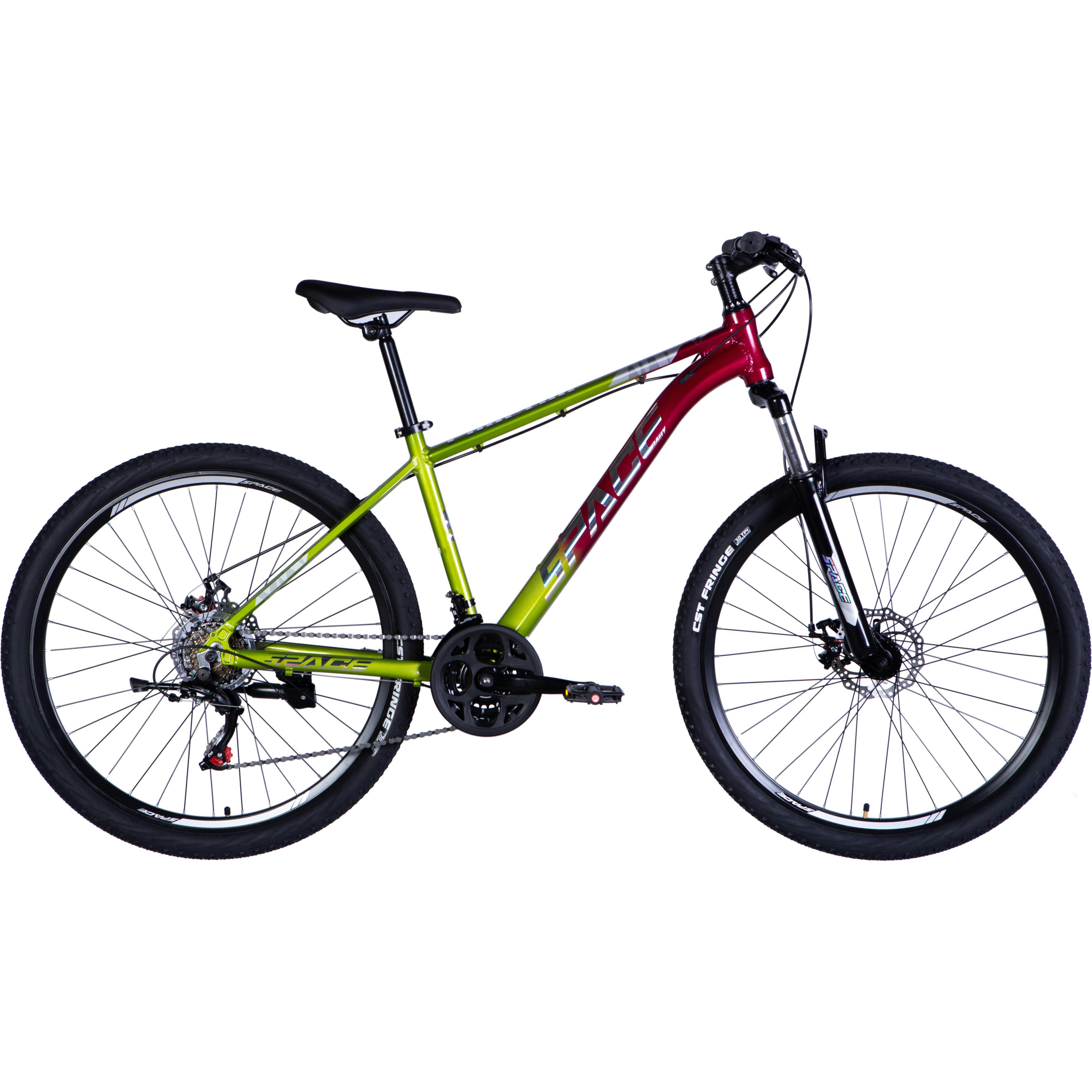 Велосипед Space Phaeton AL 27.5" 2025 DD FR 17" зелено-розовый фото 1