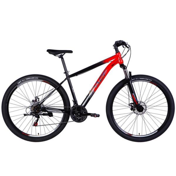 

Велосипед Space Mars ST 29" 2025 DD FR 16" красно-черный (матовый)