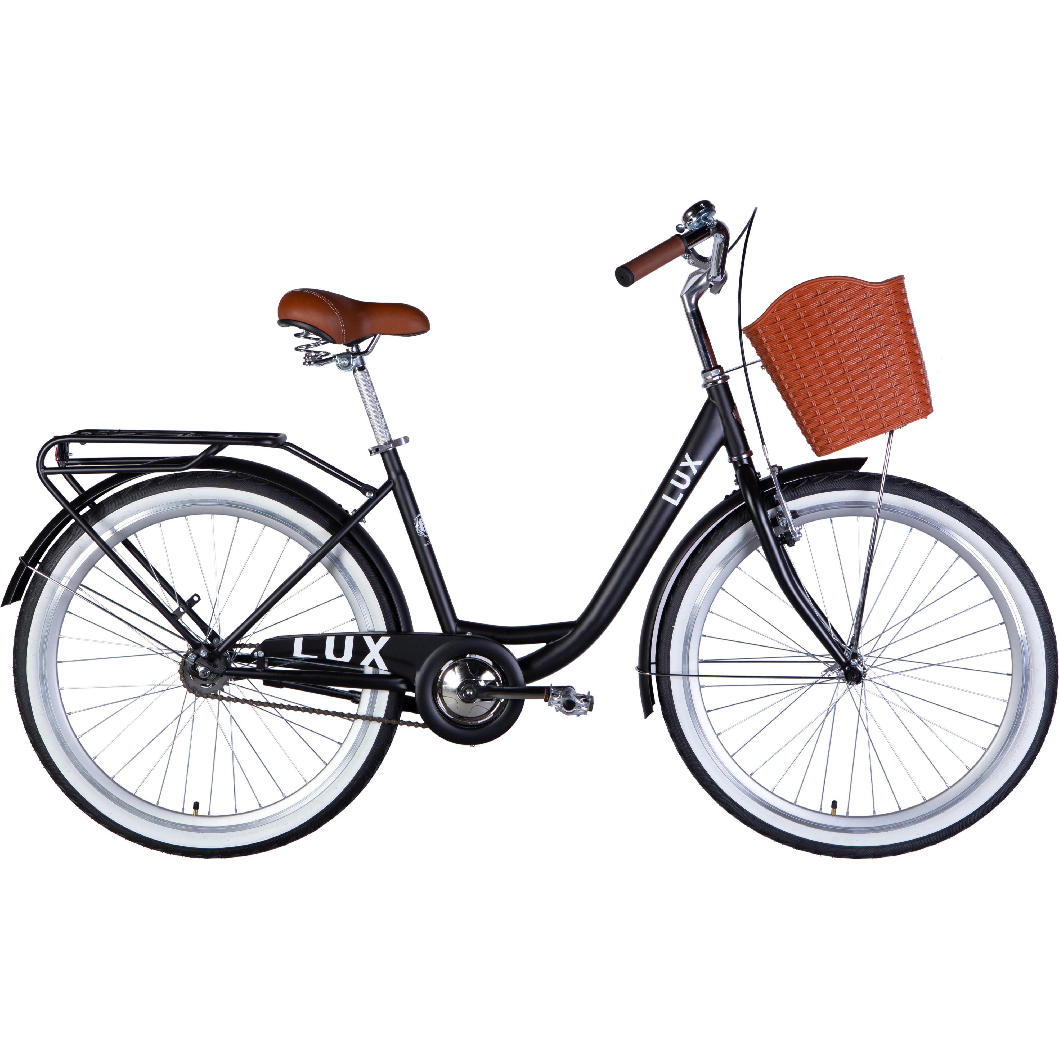 Велосипед Dorozhnik Lux ST 26" 2025 Velosteel 17" чорний (матовий)фото1