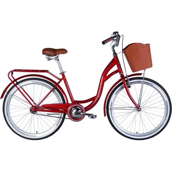 

Велосипед Dorozhnik Aquamarine ST 26" 2025 BH 17" бордовый