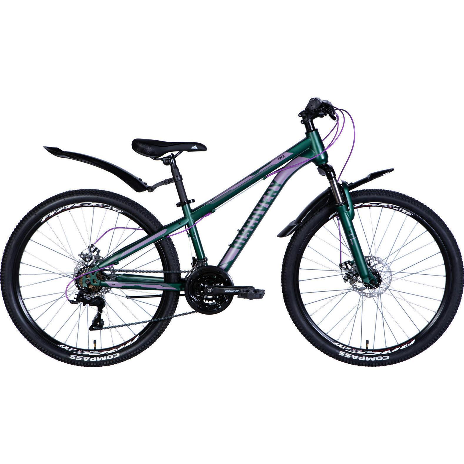 Велосипед Discovery Trek ST 26" 2024 DD FR 18" зеленый (матовый) фото 1