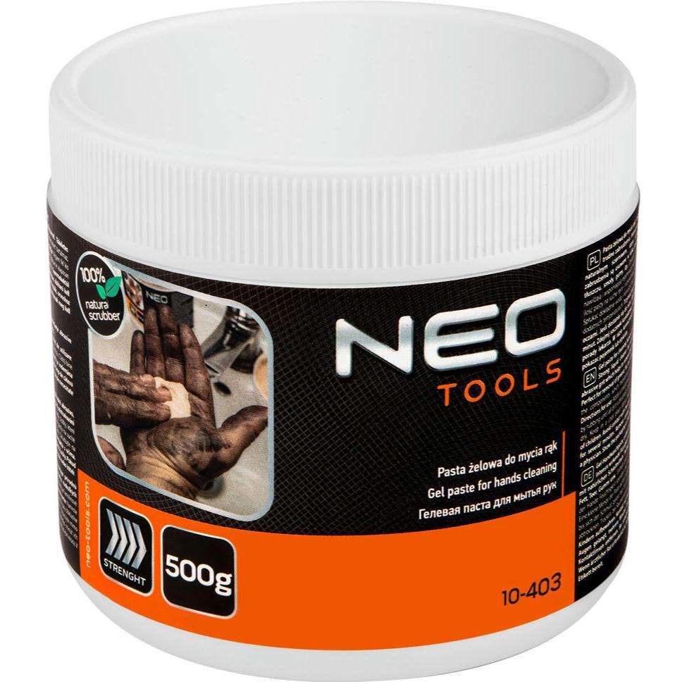 Гель-паста для миття рук Neo Tools нейтральний абразивний рН, кремовий колір 500г (10-403)фото1
